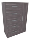 CHIFONIER ORLANDI 0,90 C/MET 5CAJ/1PTAS. LINOSA COD 3410