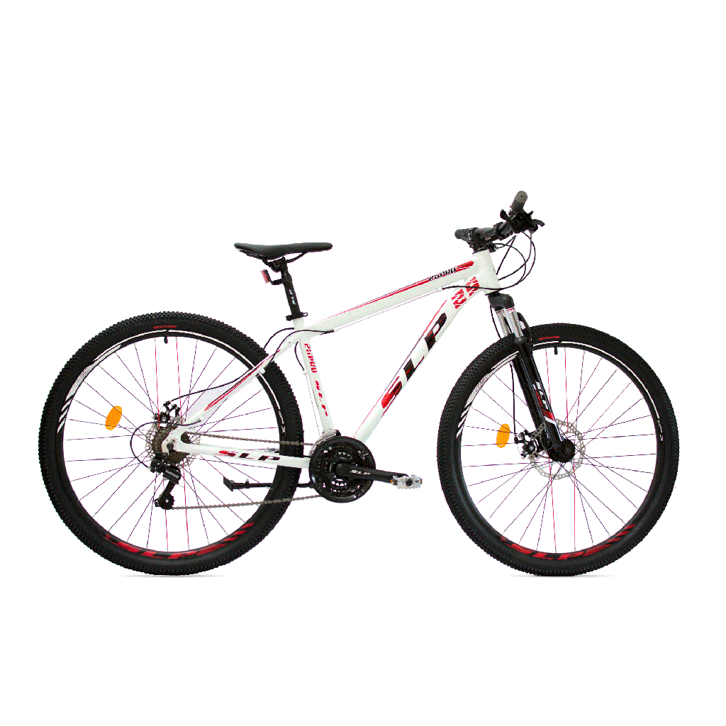 BICICLETA MTB SLP ALUMINIO 25 PRO R29 T20 BLANCO ROJO GRIS 14642