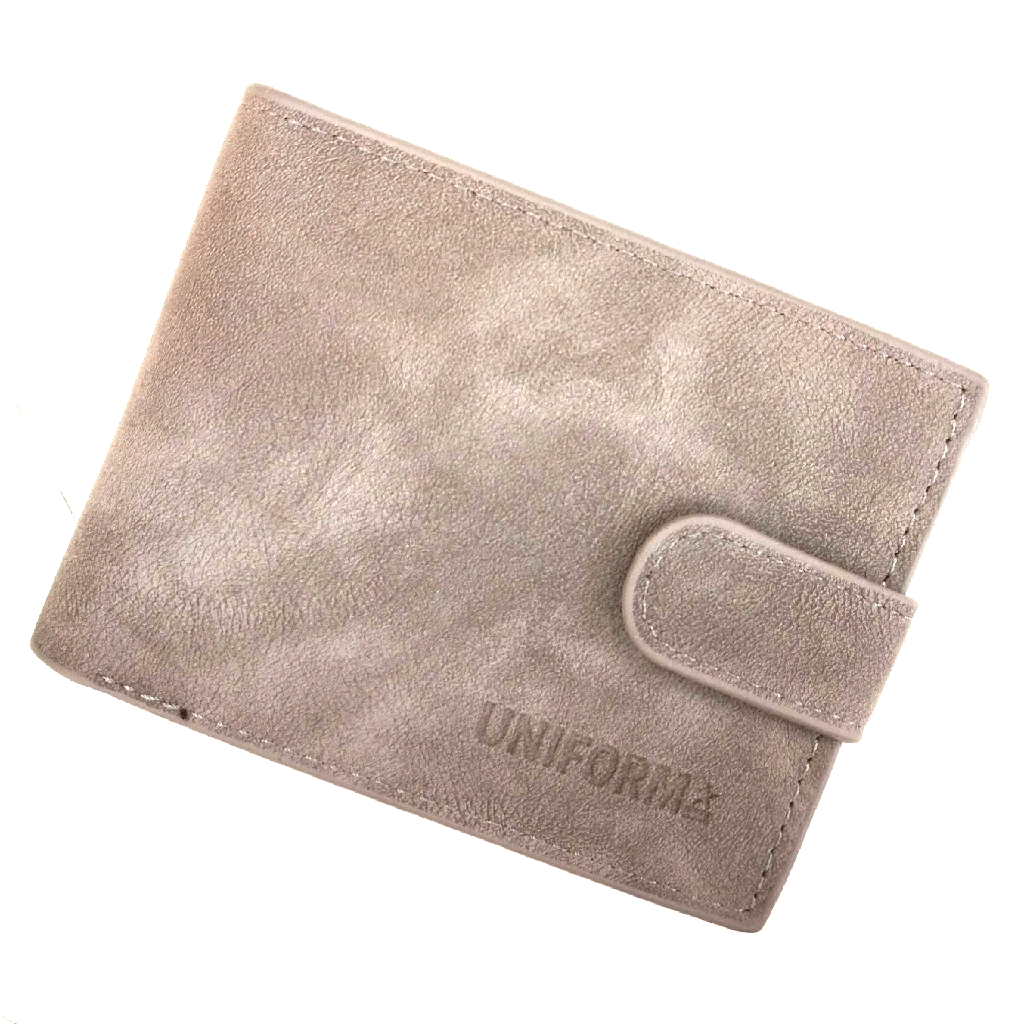 BILLETERA UNIFORM SINCE 1892 12641 GRIS