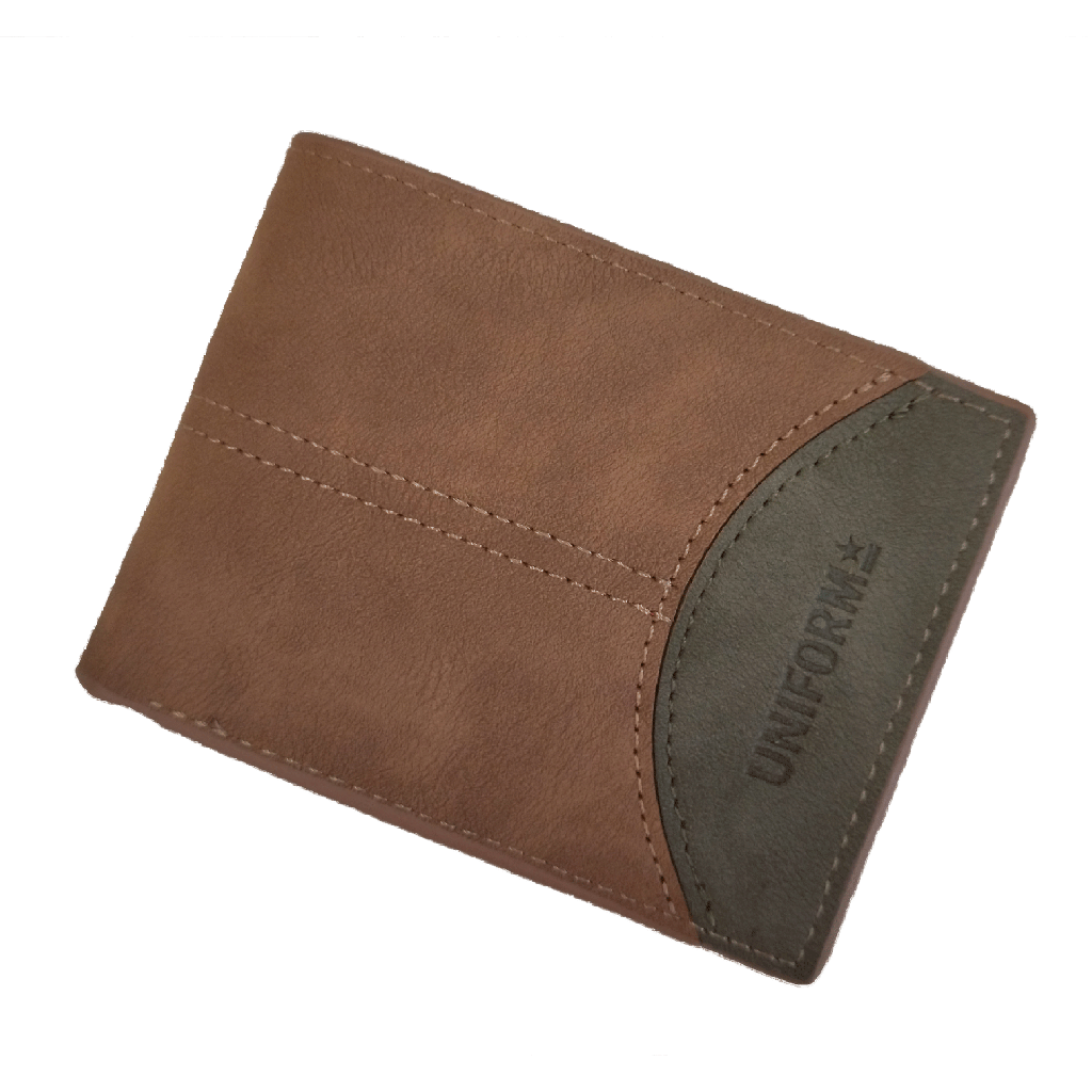 BILLETERA UNIFORM SINCE 1892 12637 MARRON VERDE