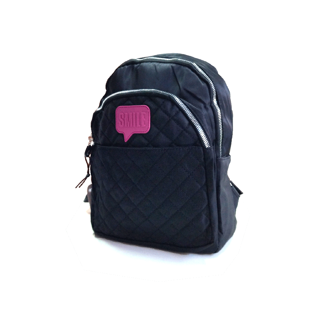 MOCHILA SMILE 293918 NEGRO