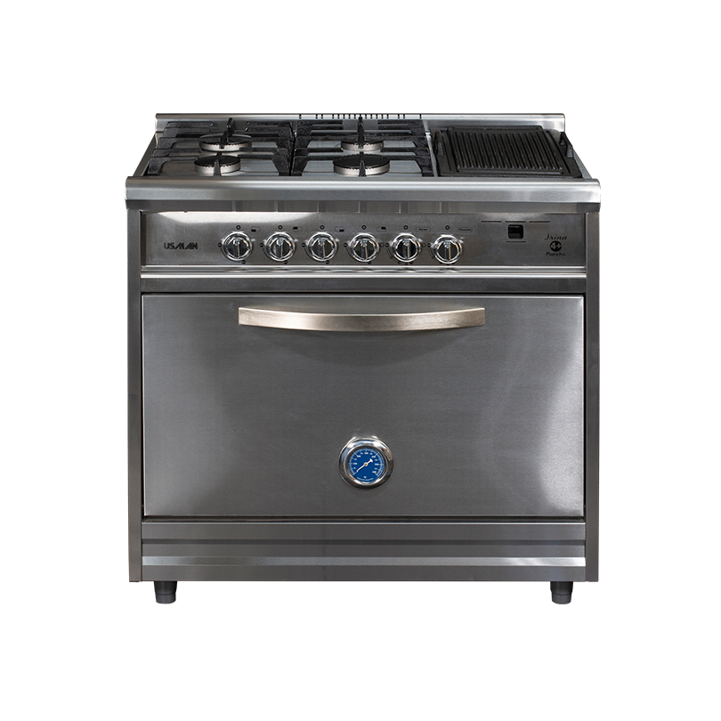 COCINA INDUSTRIAL USMAN 994 4 HORNALLAS + CARLI/PLANCHA CIEGA