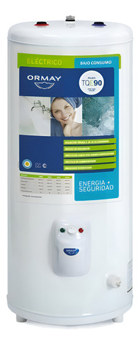 TERMOTANQUE ELECTRICO ORMAY TQE-90 90 LTS CONEX. SUP