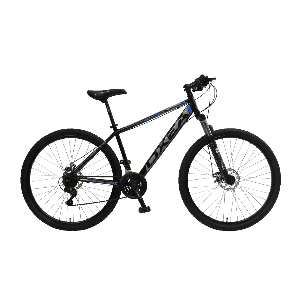 BICICLETA OXEA HUNTER ROD29 NEGRO PLOMO AZUL