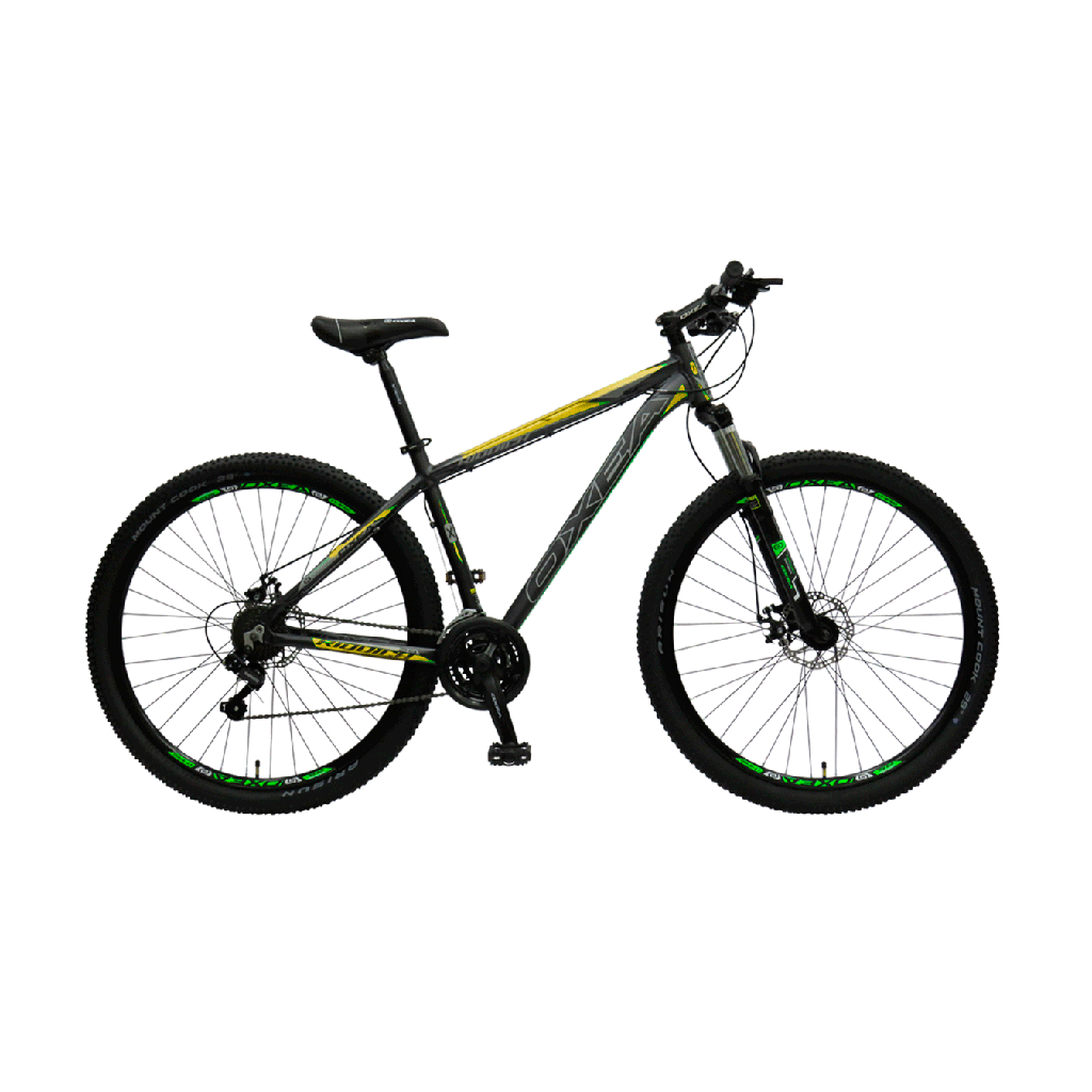 BICICLETA OXEA RIDDICH ROD29 21 VEL FRENO DISCO M GRIS AMARILLO