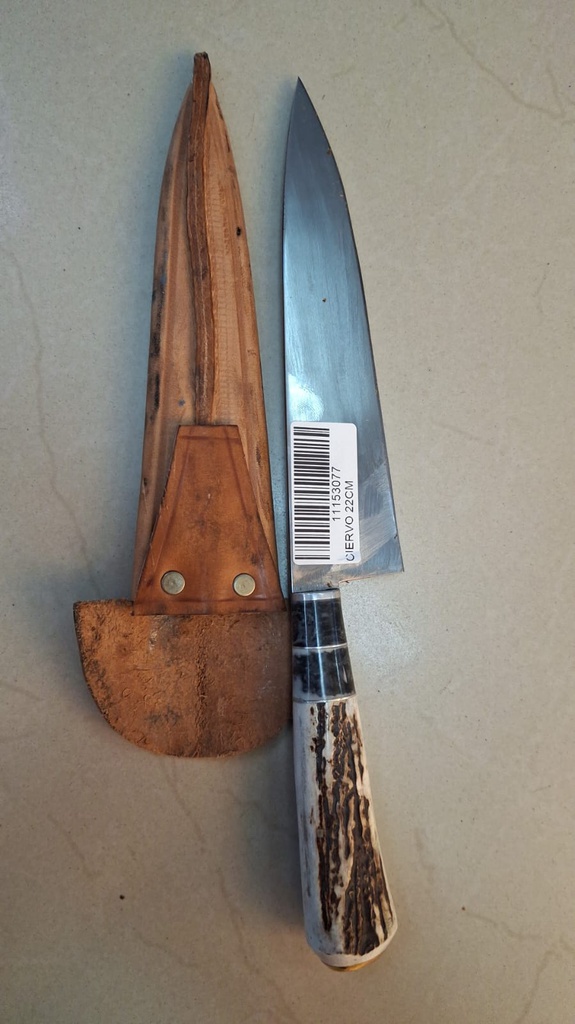 CUCHILLO CIERVO 22 CM
