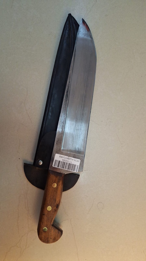 CUCHILLO 28 CM ACERO/CARBONO