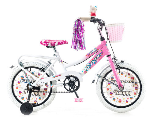 BICICLETA FUTURA BMX 16" TWIGGY ROSA PALO 4045