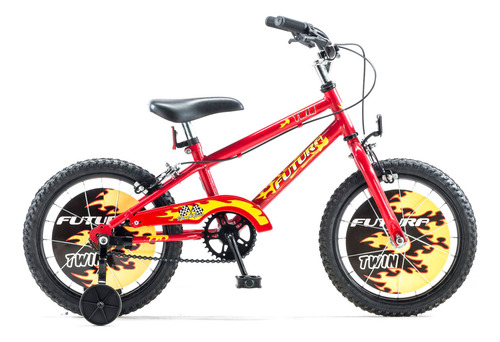 BICICLETA FUTURA BMX 16" TWIN ROJO 4050