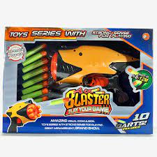 SUPER PISTOLA AUTOMATICA LANZA PROYECTILES 2-1 MTS