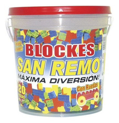 BALDE CON BLOQUES SAN REMO 120 PIEZAS 36876
