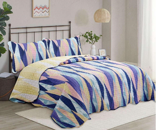 CUBRECAMA AMARELO QUILT MICR 22,30 x 2,50 MTS ARCOIRIS 13025