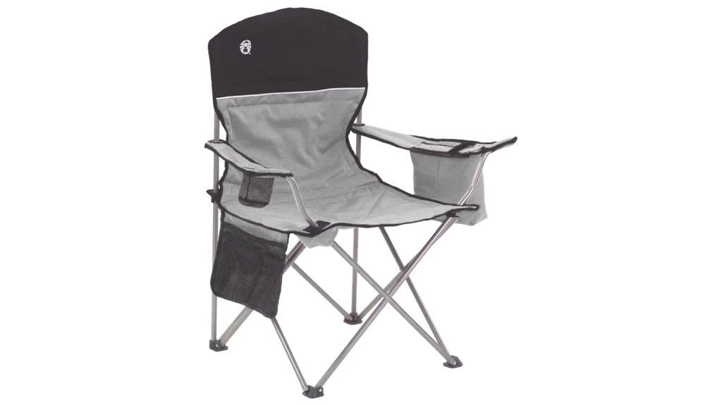 SILLON DIRECTOR COLEMAN 148KG C/ENFRIADORA 20220216 NEGRO/GRIS