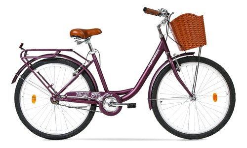 BICICLETA PASEO TOPMEGA LUX R26 VIOLETA 1007557