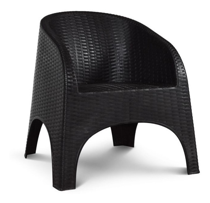 SILLON QUALITY ALEJO SIMIL RATAN NEGRO QPA4715NE