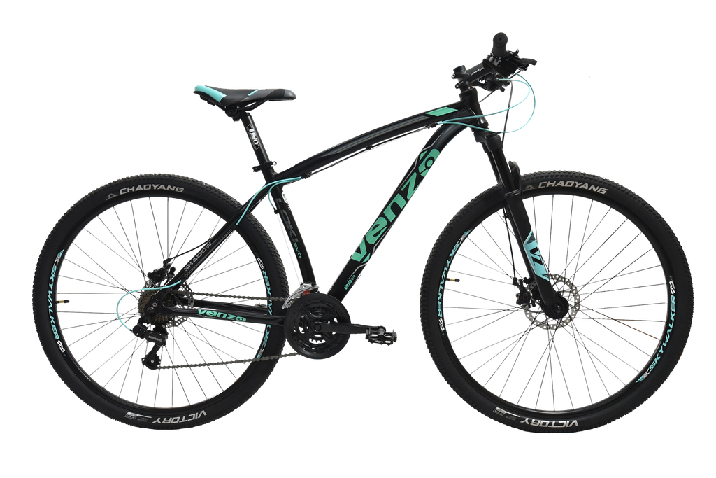BICICLETA VENZO LOKI SENSAH R29 21V CELESTE FM5127