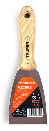 ESPATULA ACERO TRUPER 75MM ET-3F