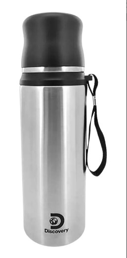 TERMO 14707 800ML PLATEADO BRILLOSO