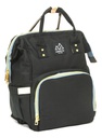 MOCHILA MATERNAL ML-MOCH02F NEGRO Y BLANC