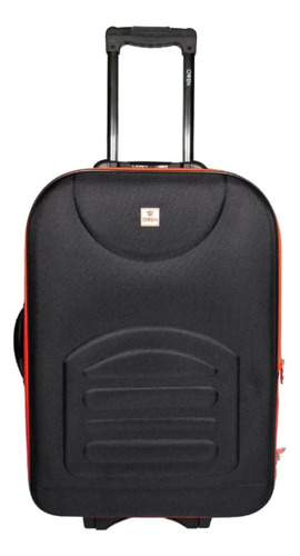 VALIJA OWEN GRANDE OW40000 NEGRA C/ ROJA 28"