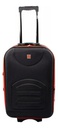 VALIJA OWEN CHICA OW40000 NEGRA C/ ROJA 20"