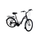 BICICLETA OXEA CAMPUS  R26 OCAM262NE NEGRA FUCCIA