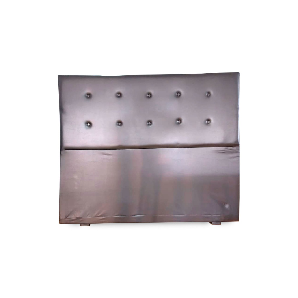RESPALDO P/SOMMIER MADERO SUPER CUERO ECO CUERO NEGRO 1,50 MTS