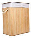 CESTO DOBLE PLEGABLE BAMBU VONNE ORG021 RECTANGULAR