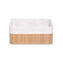 CESTO PLEGABLE BAMBU VONNE ORG106 38CM X 28CM X 16CM