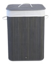CESTO PLEGABLE BAMBU VONNE ORG116 RECTANGULAR GRIS