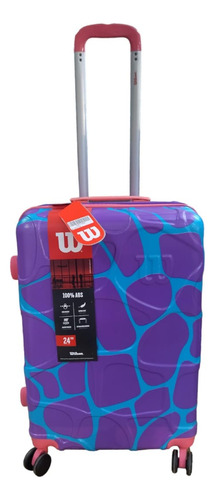 VALIJA MEDIANA WILSON 24" 651730 ROSA/CELESTE