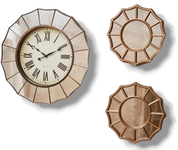 RELOJ ESPEJO 3 PARTES