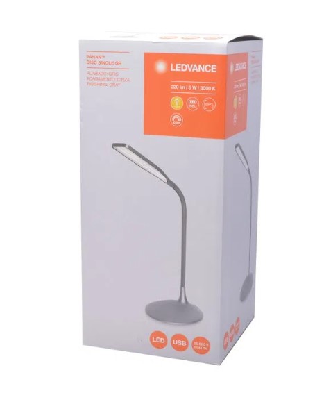 VELADOR TACTIL PANAN DISC LEDVANCE 5W GRIS 7942