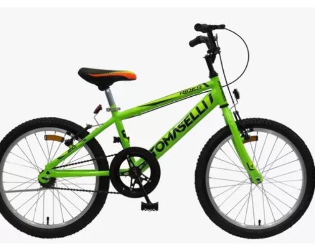 BICICLETA TOMASELLI KIDS R16 VARON  VERDE