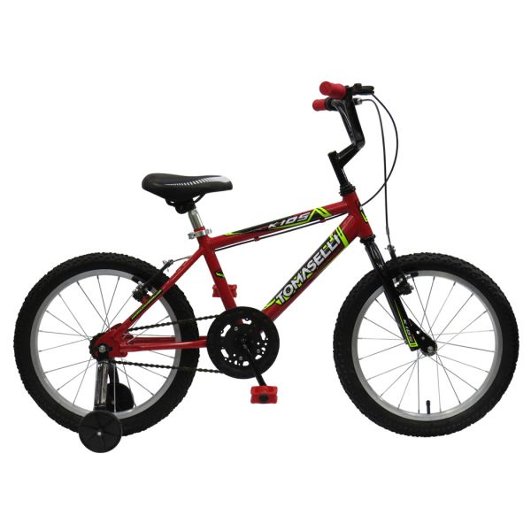 BICICLETA TOMASELLI KIDS R16 VARON ROJA