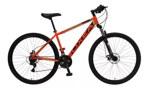 BIBICLETA OXEA HUNTER ROD29 NEGRA/ NARANJA/AMARILLO