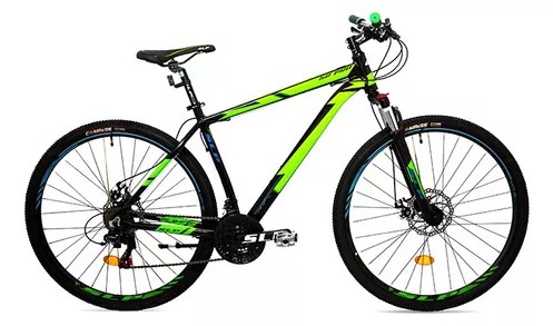 BICICLETA SLP MTB R29 T20 50PRO T20 0014547 NEG AZ VERD