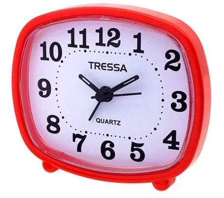 RELOJ DEPERTADOR TRESSA T-DD630 ROJO