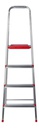 ESCALERA LUSQTOFF DOMESTICA DE ALUMINIO 4 GRADO ESL143-74