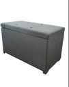 BAULERA MADERO SUPER DUE PLATA 0.80MTS CHENILLE