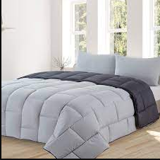 ACOLCHADO LUXURY BED KING 270 X 250 BLANCO/GRIS 813