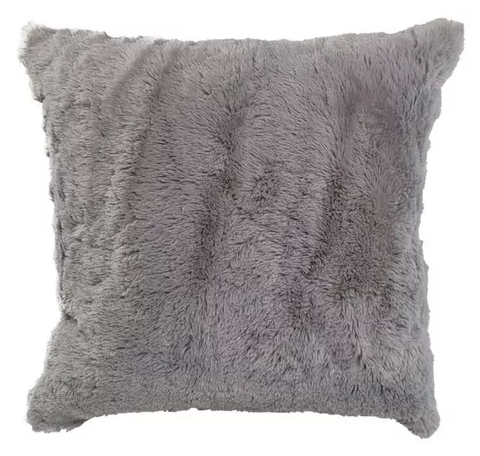 FUNDA FLANNEL 45X45 GRIS 1009