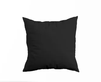 FUNDA FLANNEL 45X45 NEGRO 1011