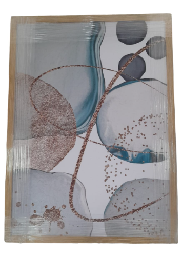 CUADROS 73 X 53CM MARCO MADERA