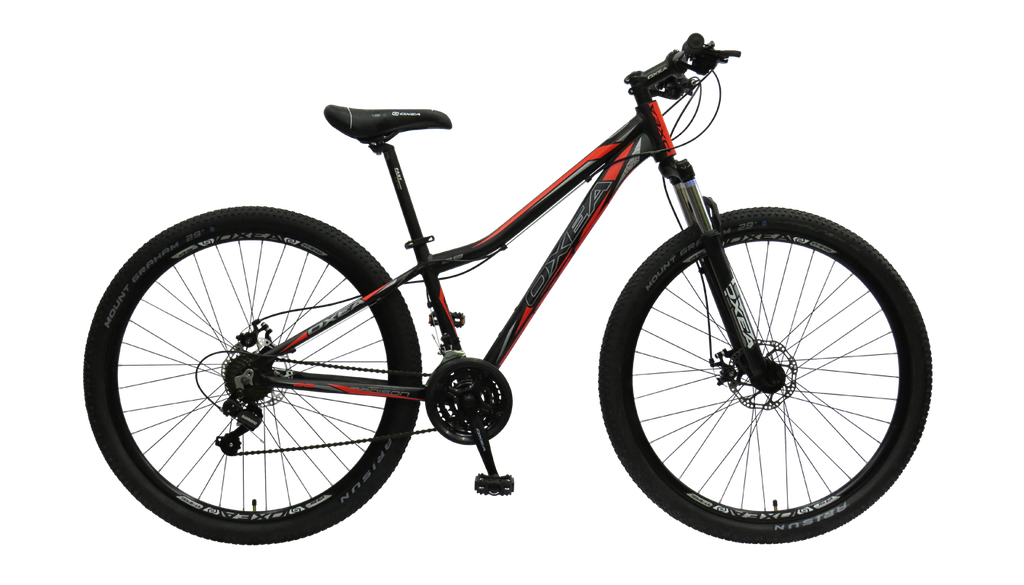 BICICLETA OXEA MADISON ROD29 21 VEL. TALL S ROJO/NEGRO
