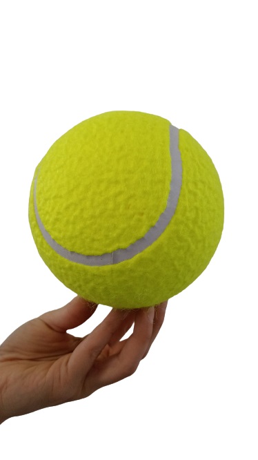PELOTA DE TENNIS N°2 P/INFLAR ART 111057