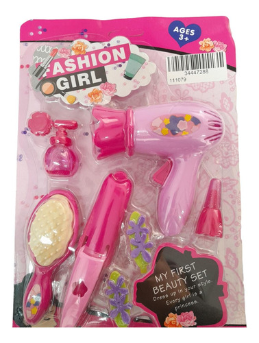 SET SALON DE BELLEZA C/ACCESORIOS 111079