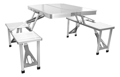 SET DE CAMPING KUSHIRO FSCI-P4BA PLEGABLE 4 BANCOS