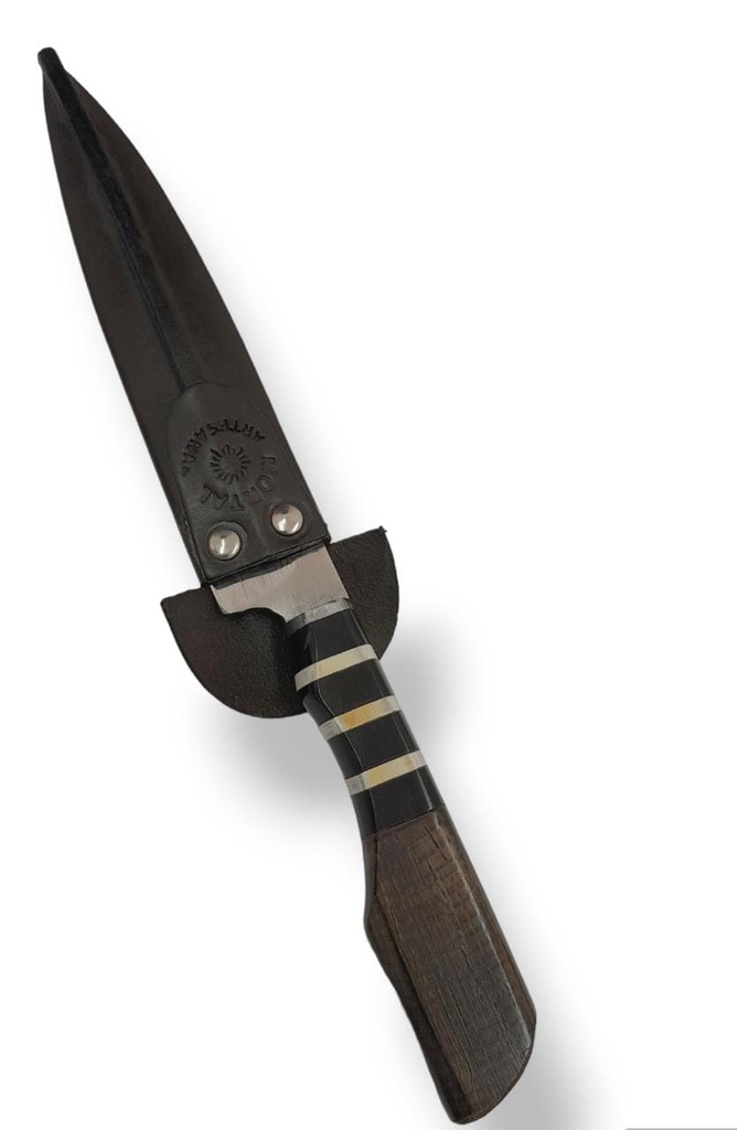 CUCHILLO MANGO ANILLADO HOJA 16CM MORTAL