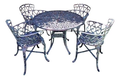 JUEGO DE JARDIN BOSTON X 4 SILLONES GRIS
